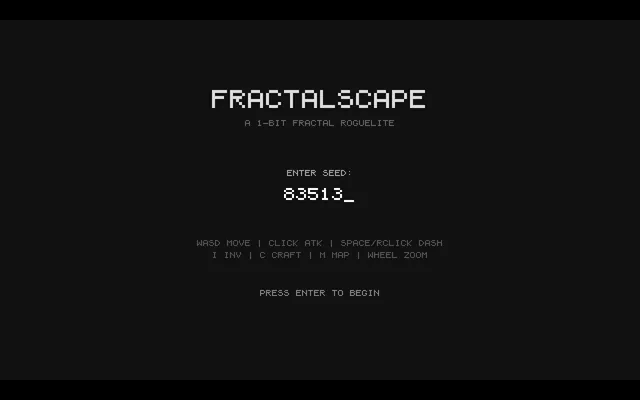 Capture d'écran de Fractalscape